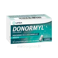 Donormyl 15 Mg Comprimés Pelliculés Sécables T/10 à Fargues-  Saint Hilaire