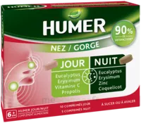 Humer Nez/gorge Jour&nuit 15 Comprimés à Fargues-  Saint Hilaire